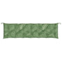 Voir la diapositive 4 : VIDAXL Coussin de banc de jardin motif de feuilles 200x50x7 cm tissu