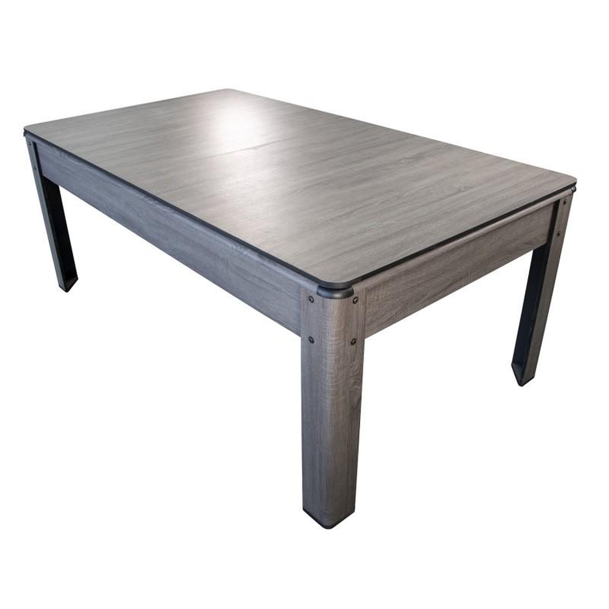 Voir la diapositive 3 : PLAY4FUN Billard Américain AMBIANCE 7Ft - 226,5 x 126,5 x 80 cm avec accessoires et plateau dînatoire - Gris