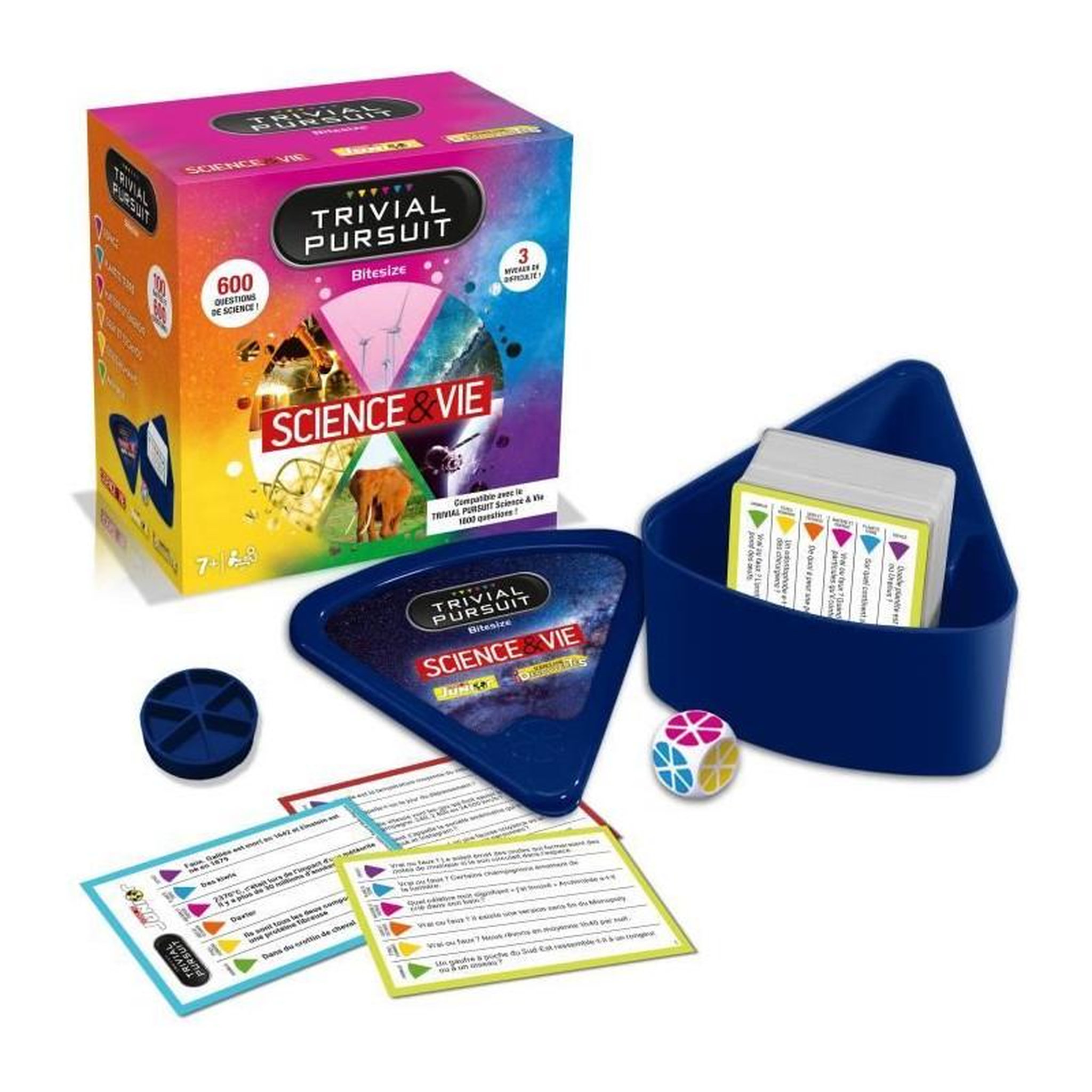 Voir la diapositive 2 : Winning Moves Trivial Pursuit Voyage Science & Vie - Jeu de société - WINNING MOVES - Trivial Pursuit avec 600 questions sur la Science & Vi