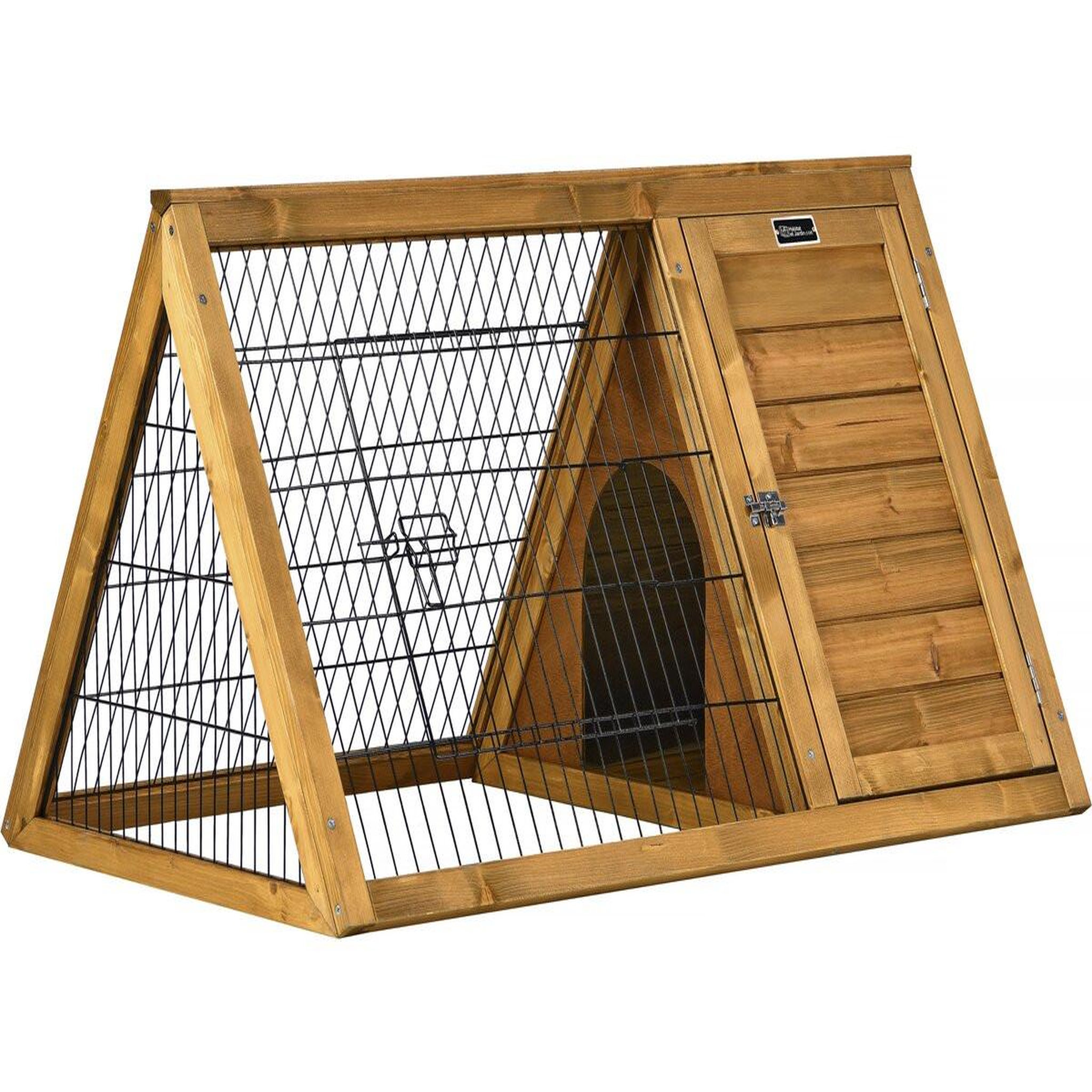 Habitat et Jardin Clapier poulailler  Biscotte  - 100 x 62 x 52 cm - Marron