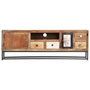 Voir la diapositive 3 : VIDAXL Meuble TV 120 x 30 x 40 cm Bois de recuperation massif