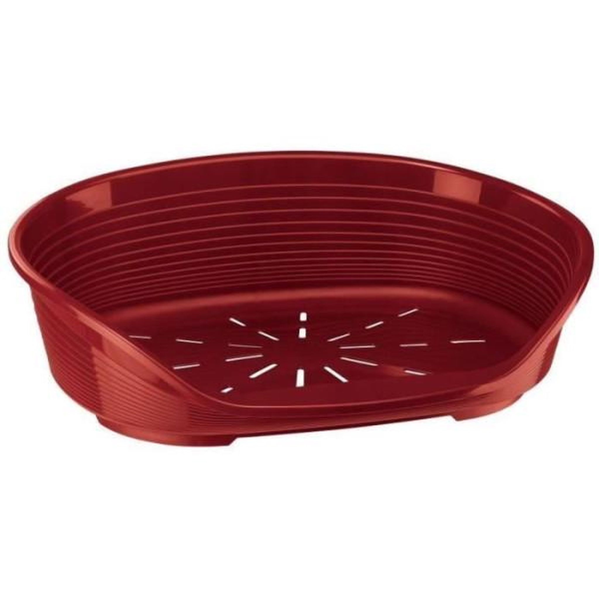 Ferplast Corbeille - FERPLAST - SIESTA DELUXE 4 - Bordeaux - Ovale - Intérieur - Anti-dérapant