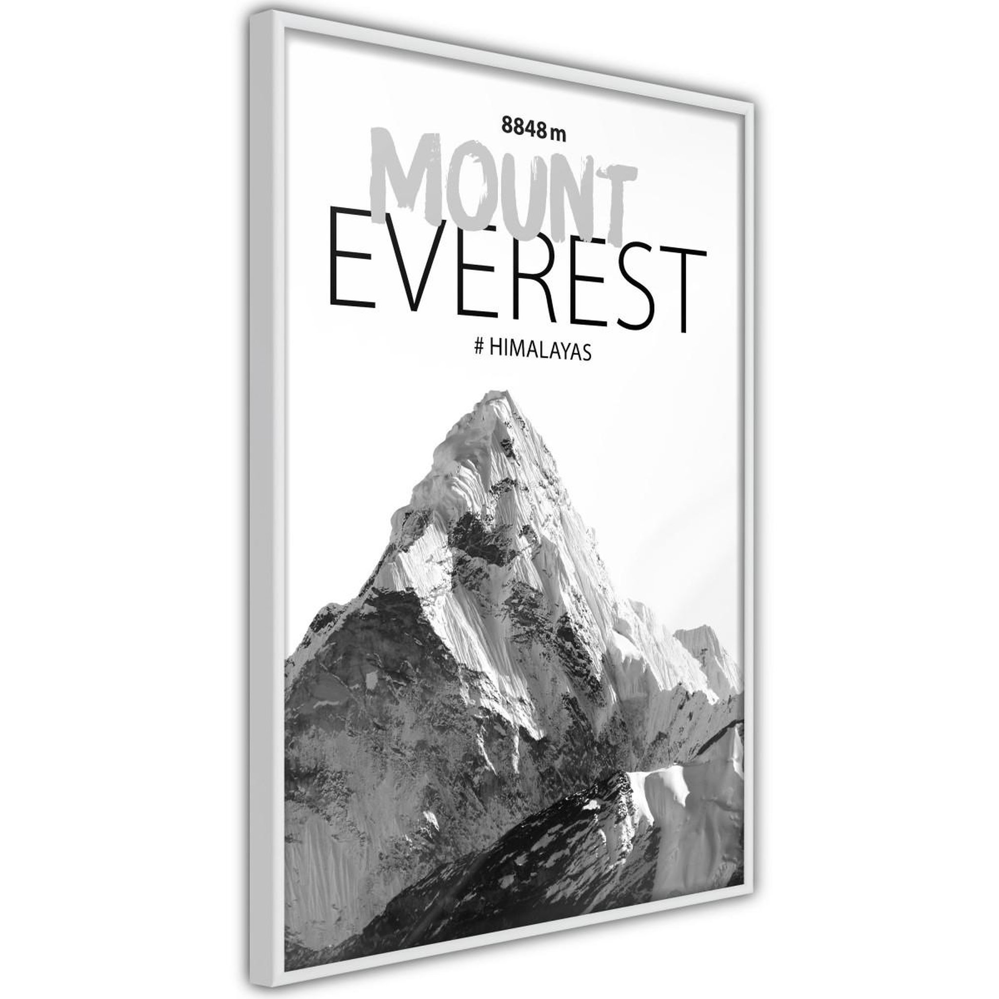 Paris Prix Affiche murale encadrée  peaks of the world mount everest