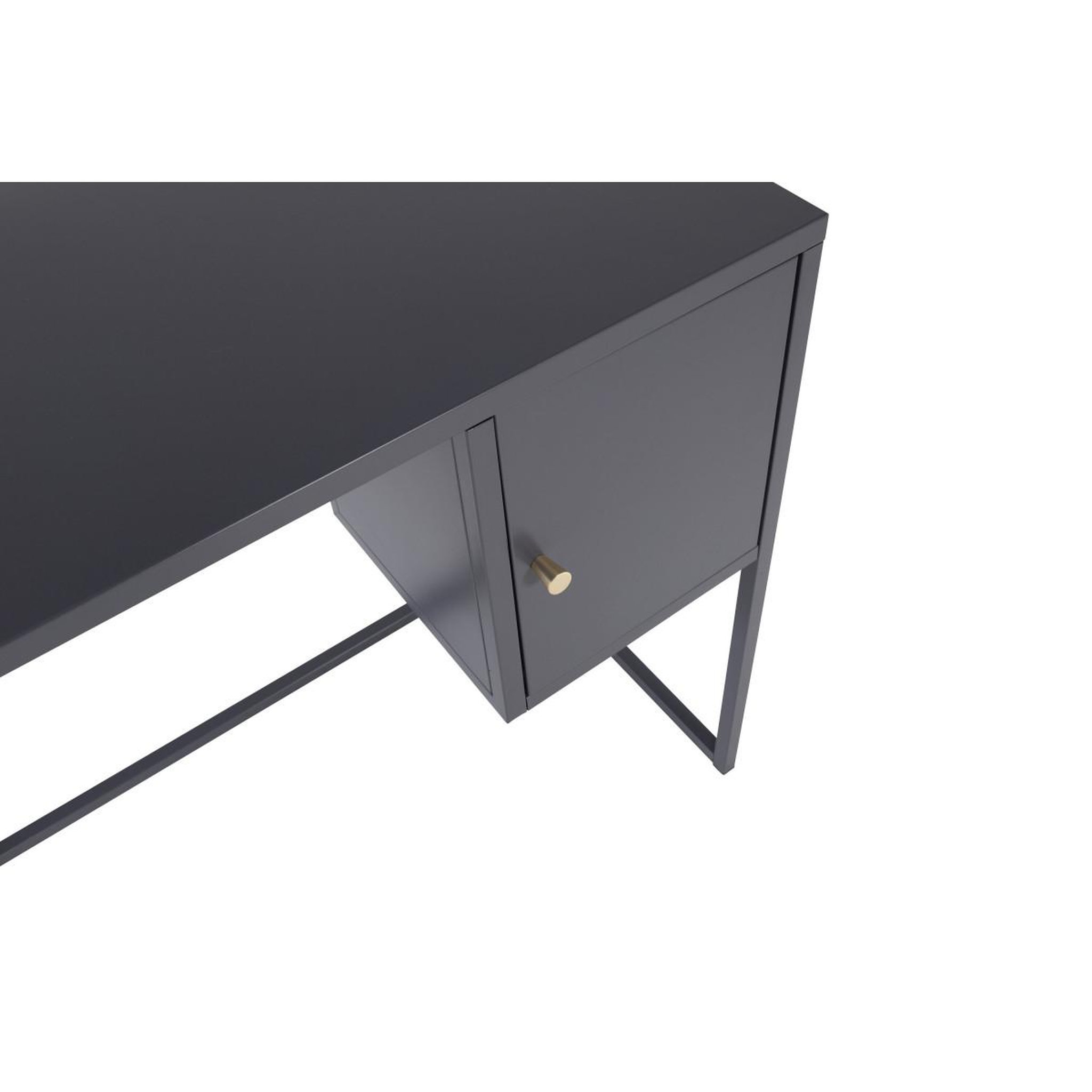 Voir la diapositive 4 : Paris Prix Bureau design avec porte  bakal  95cm gris