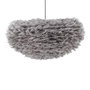Voir la diapositive 1 : Paris Prix Lampe Suspension en plume  Nicola  75cm Gris