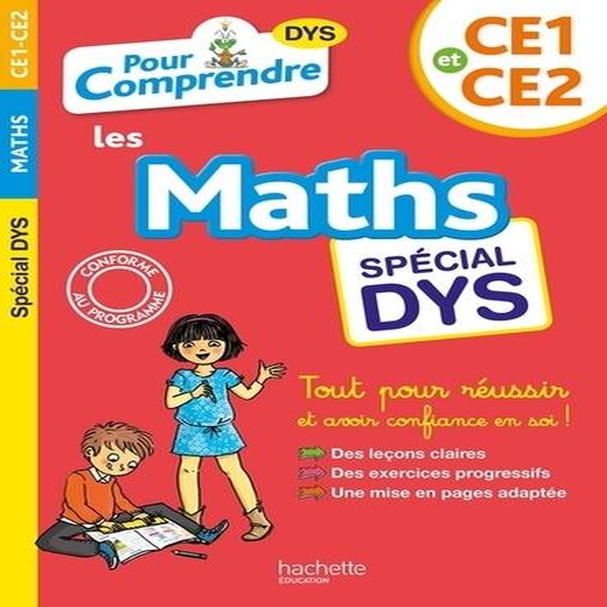 MATHS CE1 ET CE2. EDITION 2018 [ADAPTE AUX DYS], Brémont Laure