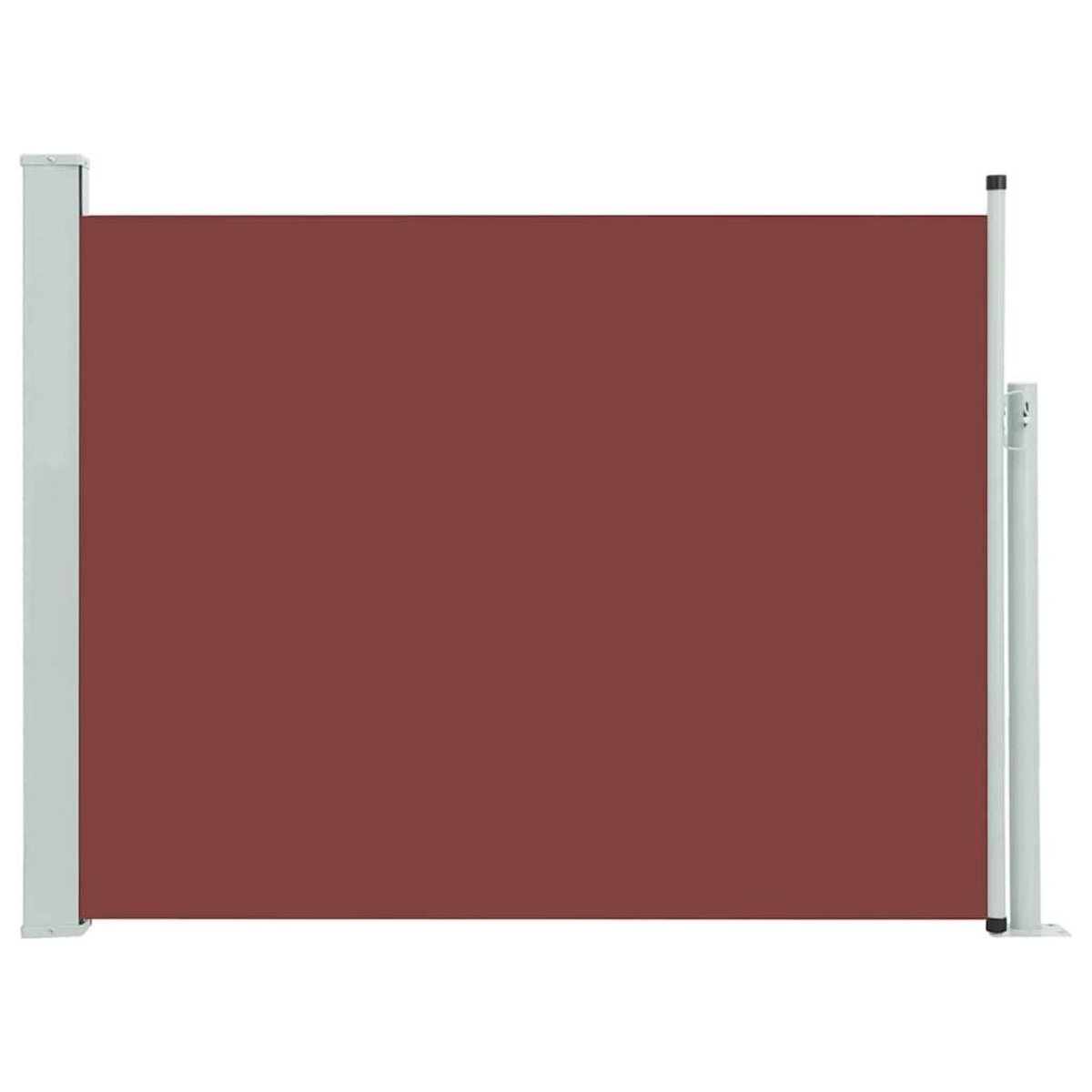 VIDAXL Auvent lateral retractable de patio 140x500 cm Marron