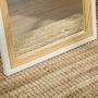 Voir la diapositive 6 : HOMCOM Miroir sur pied et mural design pleine longueur 37 x 157 cm cadre bicolore effet bois clair blanc