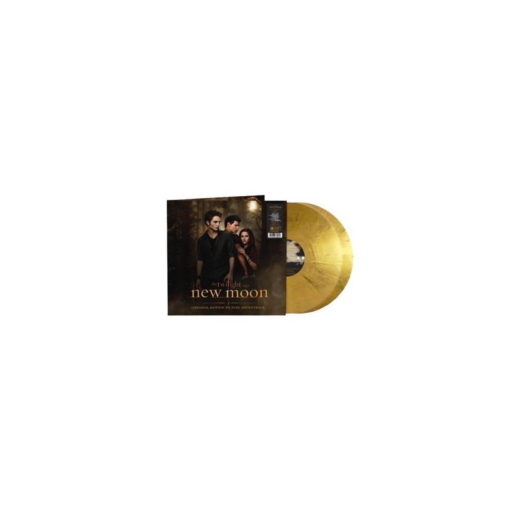 Atlantic Vinyle twilight saga : new moon édition limitée or marbré