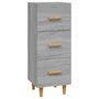 Voir la diapositive 2 : VIDAXL Buffet Sonoma gris 34,5x34x90 cm Bois d'ingenierie