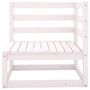 Voir la diapositive 3 : VIDAXL Canapes d'angle de jardin 2 pcs blanc bois de pin massif