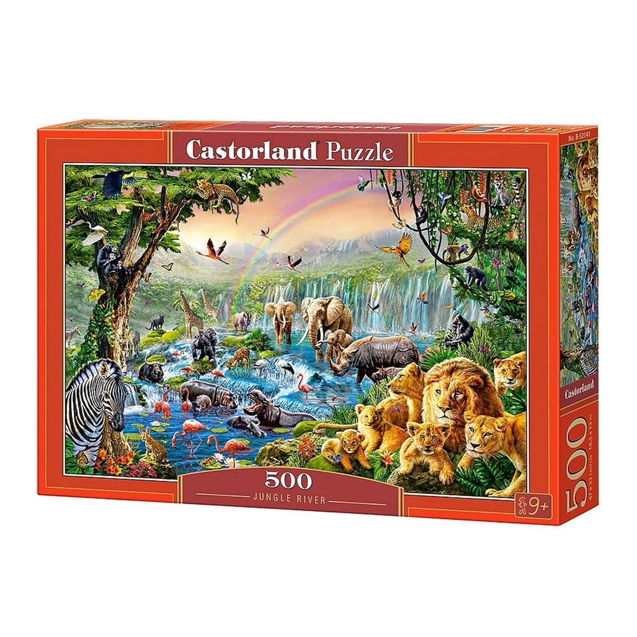 Voir la diapositive 2 : Castorland Puzzle 500 pièces : jungle river