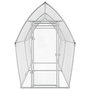Voir la diapositive 4 : VIDAXL Cage pour poules argente 400x105x182 cm acier galvanise