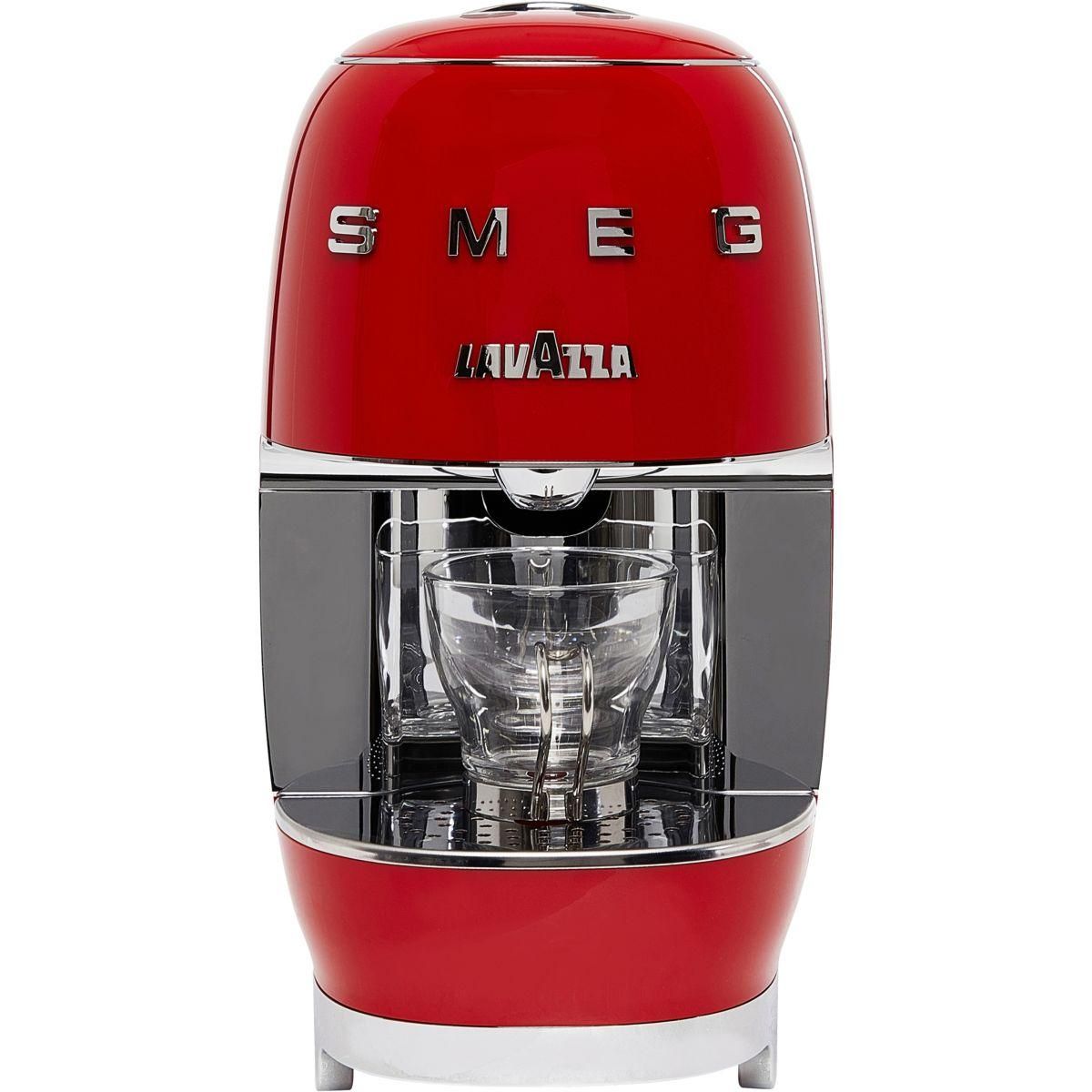LAVAZZA Cafetière à dosette Smeg rouge