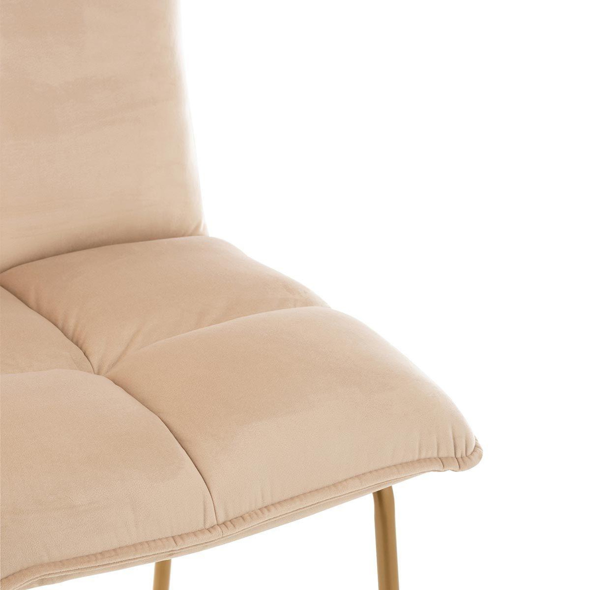 Voir la diapositive 6 : J-LINE Chaise de bar design  pierre  85cm beige