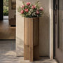 Voir la diapositive 6 : Paris Prix Cache-Pot Design  Moai  101cm Marron