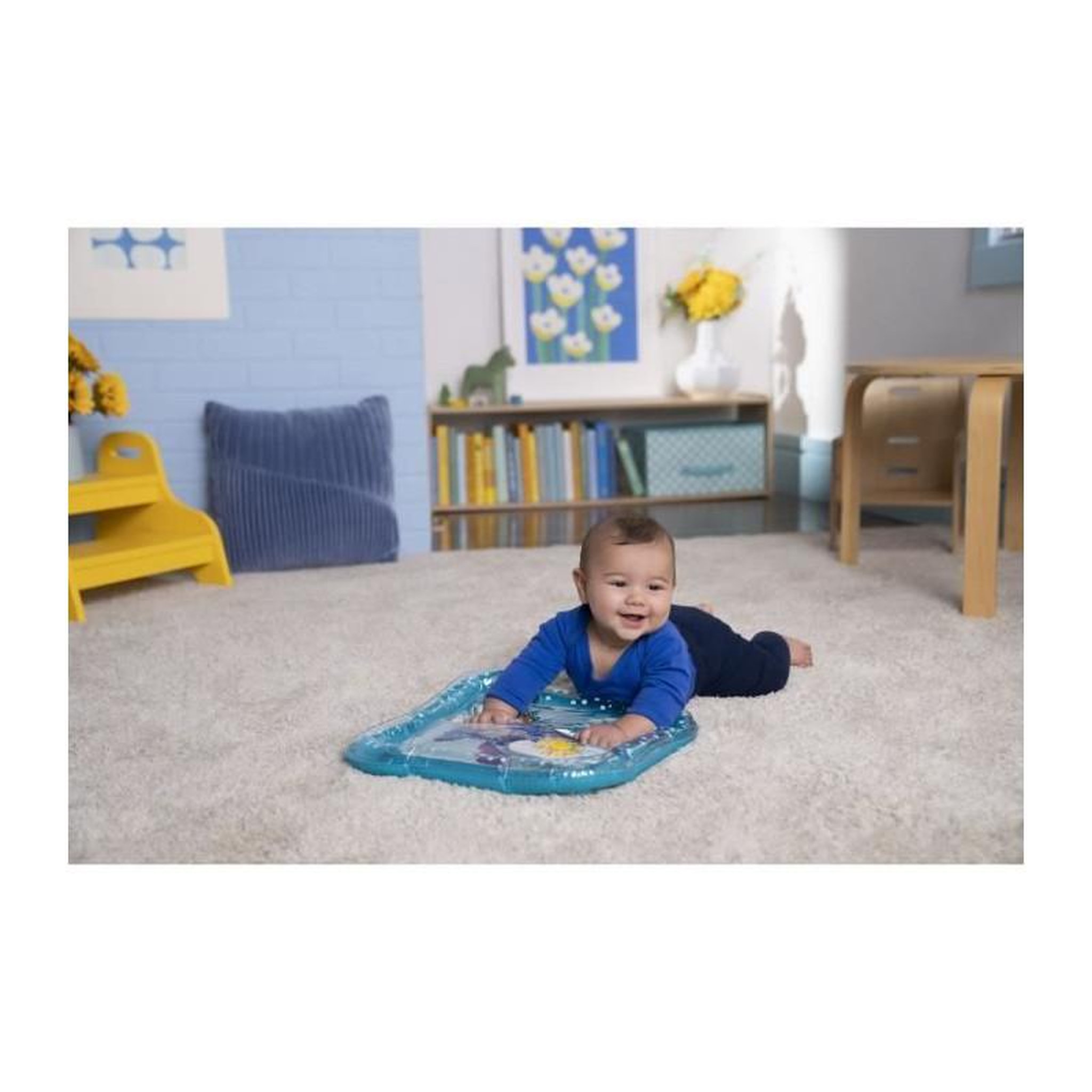Voir la diapositive 4 : Bright Starts DISNEY BABY - STITCH - Tapis d'eau pour bébé, jeu sensoriel et d'éveil?, gonflable, facile a nettoyer, pliable, des la naissa