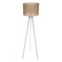 Voir la diapositive 1 : ATMOSPHERA Lampadaire Trépied en Bois  Elva  143cm Beige