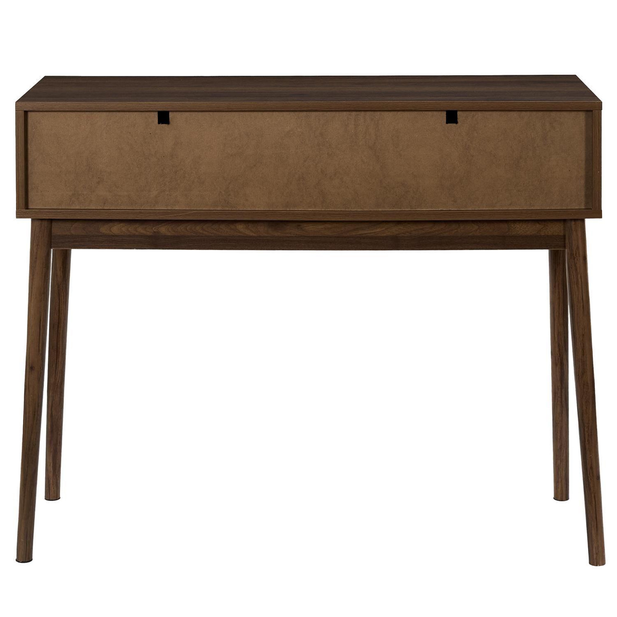 Voir la diapositive 6 : The Home Deco Factory Console 2 tiroirs effet noyer tiffany - marron