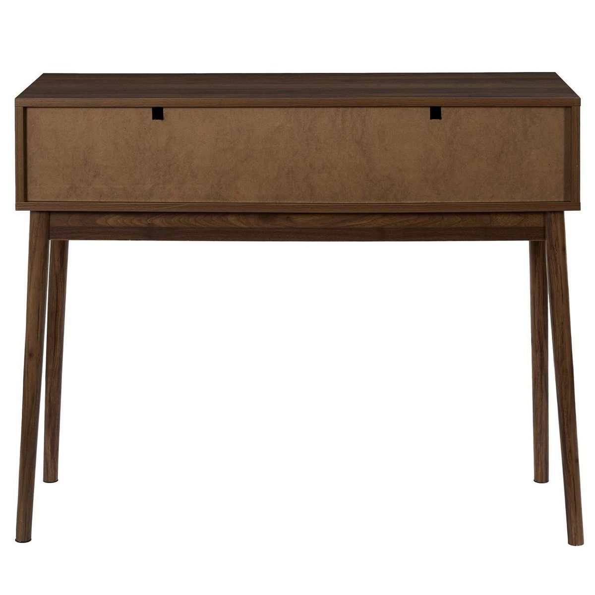 The Home Deco Factory Console 2 tiroirs effet noyer TIFFANY - Marron