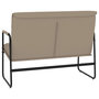 Voir la diapositive 5 : VIDAXL Banc Cappuccino 100x64x80 cm Similicuir