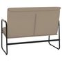 Voir la diapositive 5 : VIDAXL Banc Cappuccino 100x64x80 cm Similicuir
