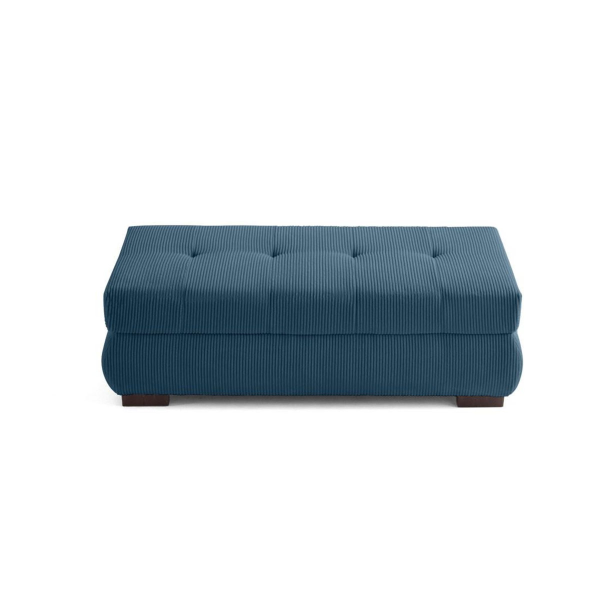 LISA DESIGN Vermont - pouf d'appoint - en velours côtelé