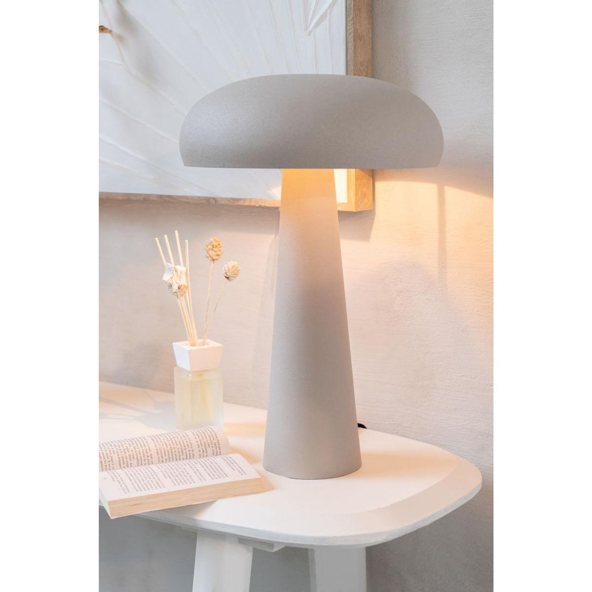 Paris Prix Lampe à Poser en Métal  Merle  43cm Grège