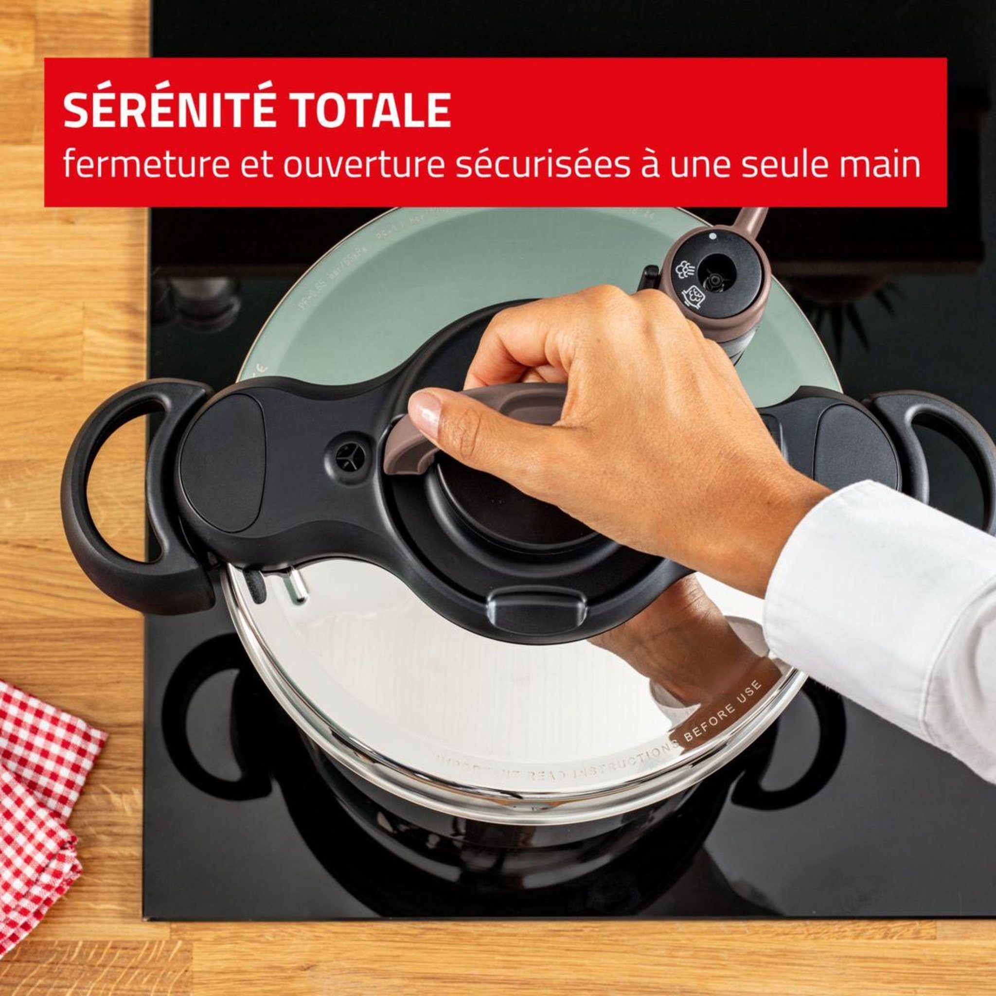 Voir la diapositive 5 : SEB Autocuiseur clipsominut gourmande 7.5l