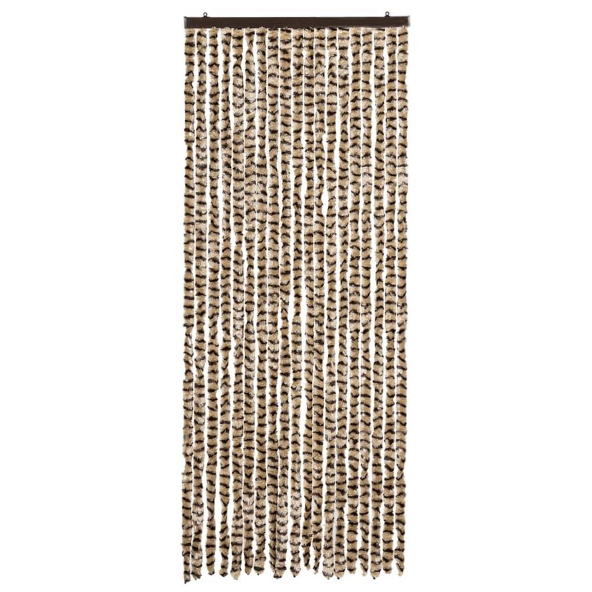VIDAXL Moustiquaire Beige et marron 56x185 cm Chenille