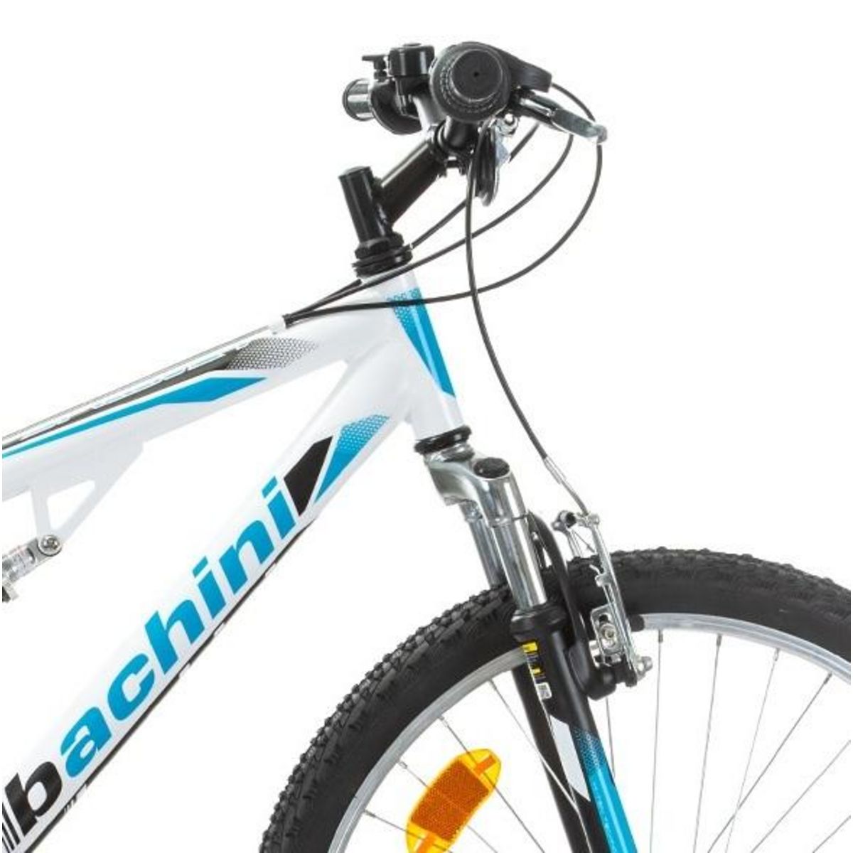 BACHINI Vélo enfant - VTT 24''  - Modèle Tout Suspendu avec transmission complète Shimano pour enfant de taille comprise entre 1.35 et 1.60m + Garde Boues offerts !