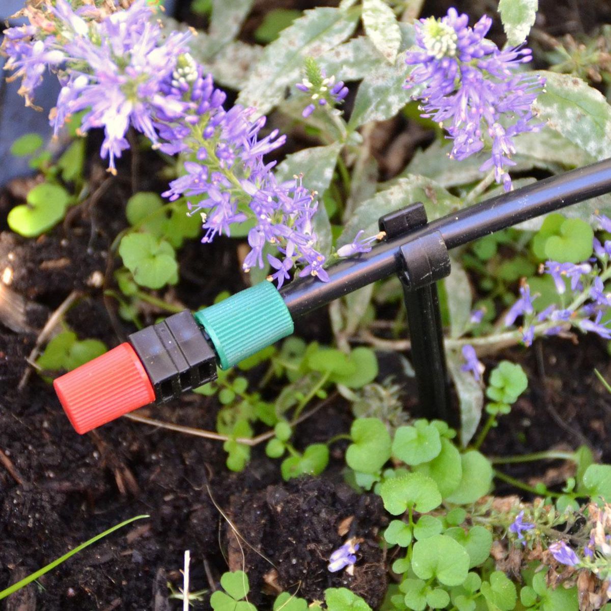 Jardibric Lot de 10 Piquets pour tuyau capillaire en PVC