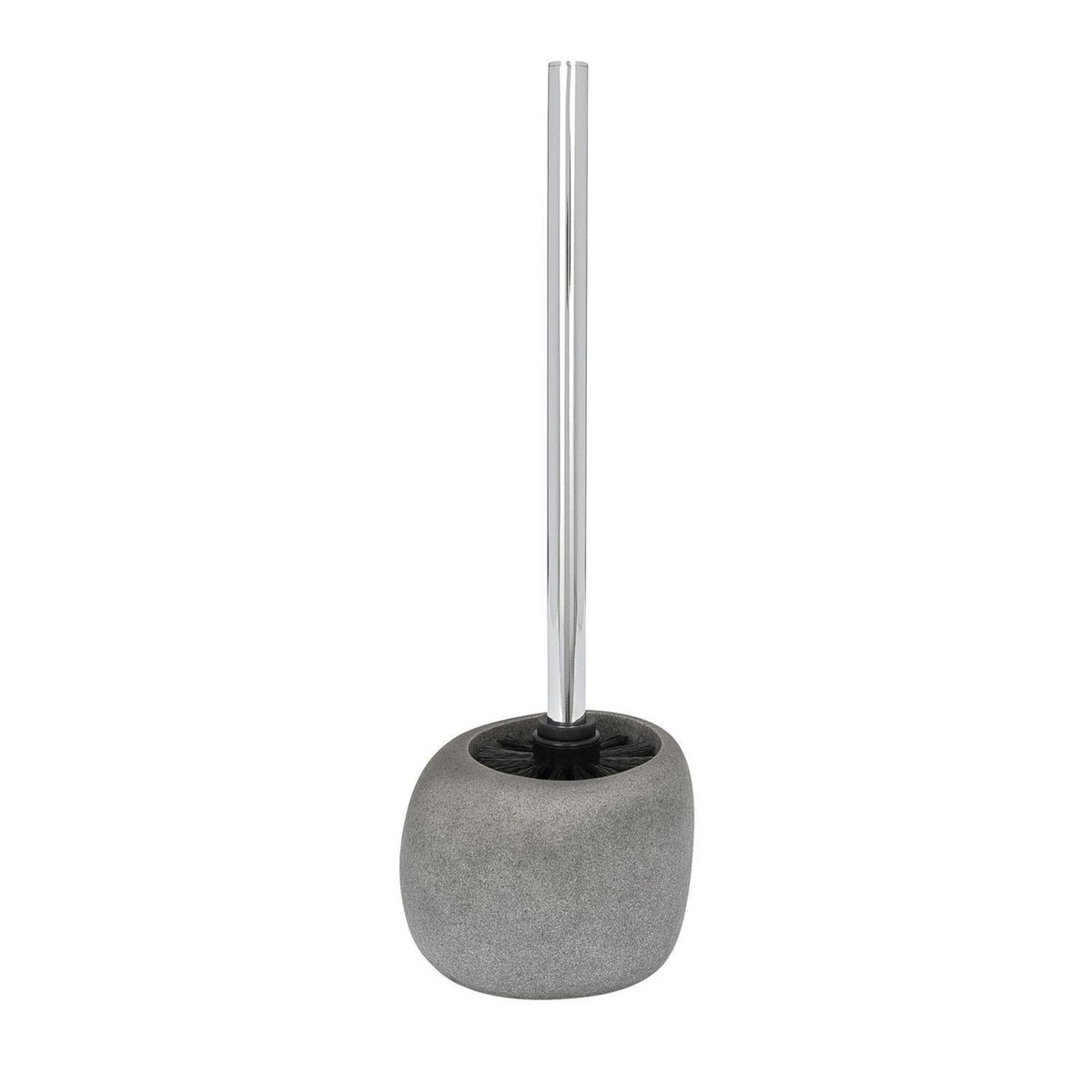 Wenko Brosse WC design pierre Pebble - Gris stone