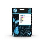 HP HP 953 pack de 4 cartouches dencre authentiques, noir/cyan/magenta/jaune 6ZC69AE pour HP OfficeJet Pro 7700 / 8200 / 8700