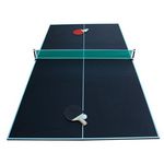SOKKER Plateau de table de ping-pong avec accessoires - pliable ( 3 panneaux). Coloris disponibles : Bleu, Noir