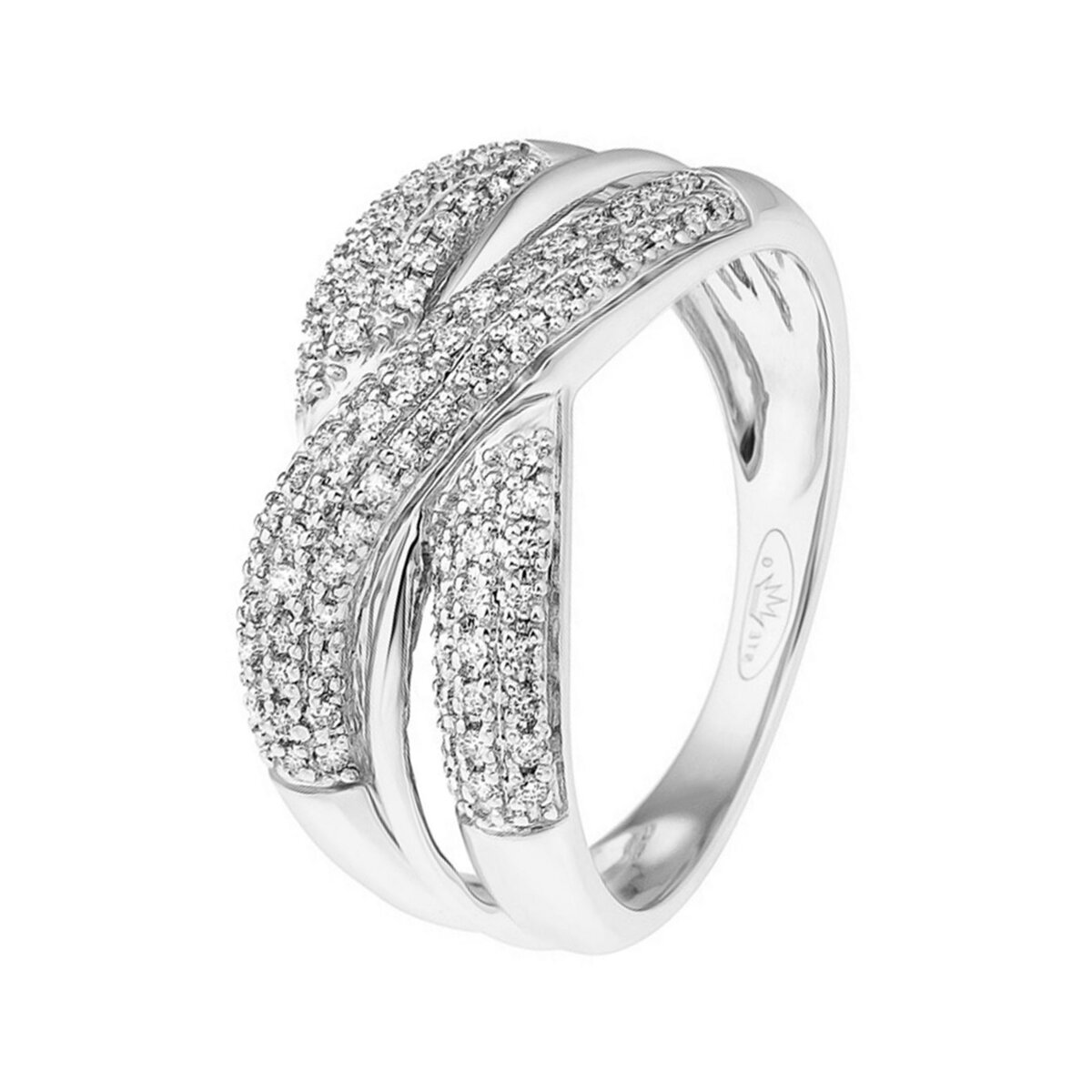 DIADEMA Bague en Or Diamant Qualit HSI pas cher Auchan