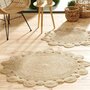 Voir la diapositive 4 : Paris Prix Tapis Déco Rond en Jute  Cordou  120cm Naturel