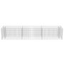 Voir la diapositive 5 : VIDAXL Lit sureleve a gabion Acier galvanise 270x50x50 cm