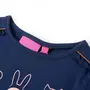 VIDAXL T-shirt pour enfants a manches longues bleu marine 140