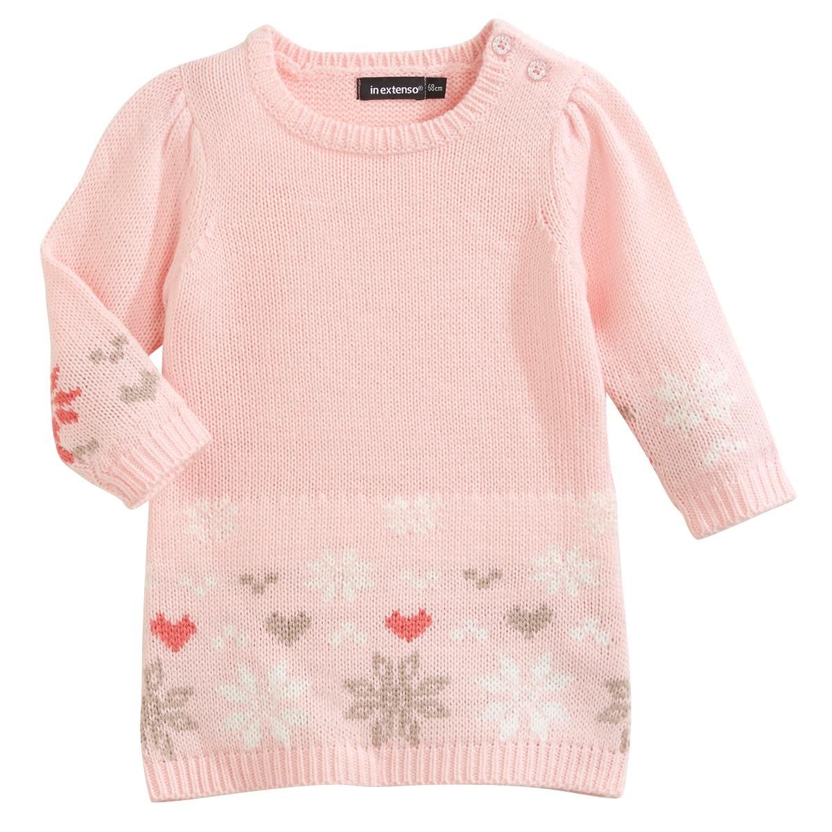 IN EXTENSO Robe jacquard bébé fille