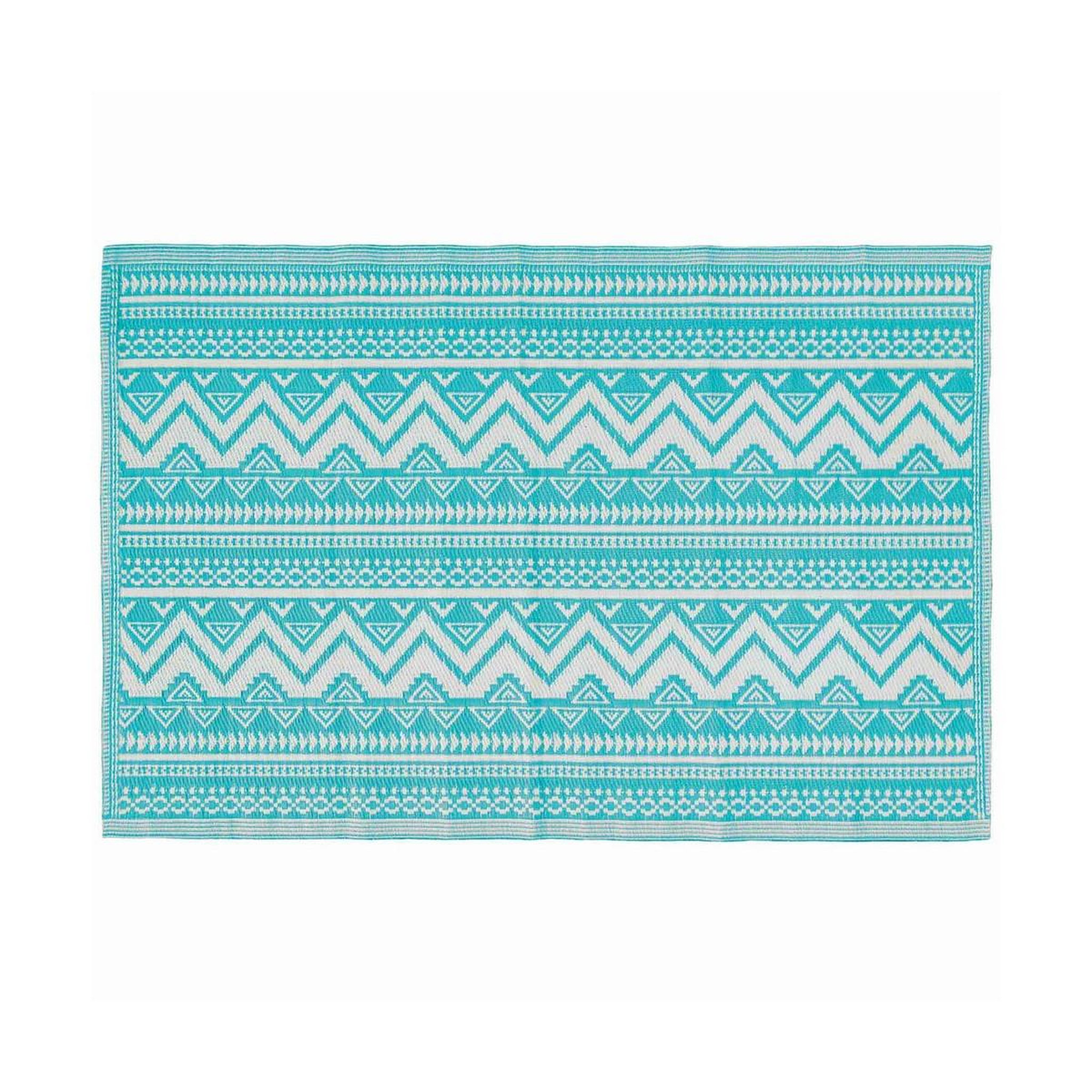 Voir la diapositive 1 : Douceur d'Intérieur Tapis de salon ethnique  azimut  120x180cm turquoise