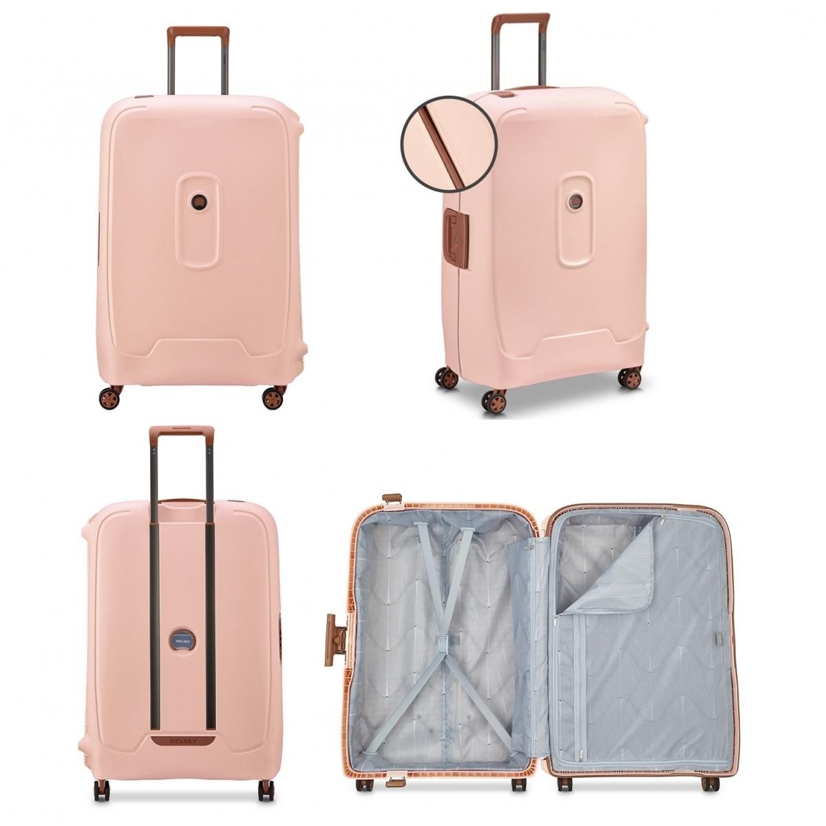 Delsey Grande valise rigide Moncey TSA polypropylène 76cm