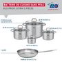 Voir la diapositive 2 : ELO Ensemble de 1 Poêle de cuisson 24 cm et 4 faitouts 12, 16, 20 et 26 cm Elo Profi Citrin