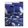 Voir la diapositive 2 : GENERIQUE Parure de lit - 1 housse de couette 220 x 240 cm + 2 taies d'oreiller 60 x 60 cm - 100% coton renforcé - Bleu