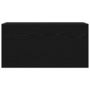 Voir la diapositive 4 : VIDAXL Armoire murale de bain noir 80x25x40 cm bois d'ingenierie