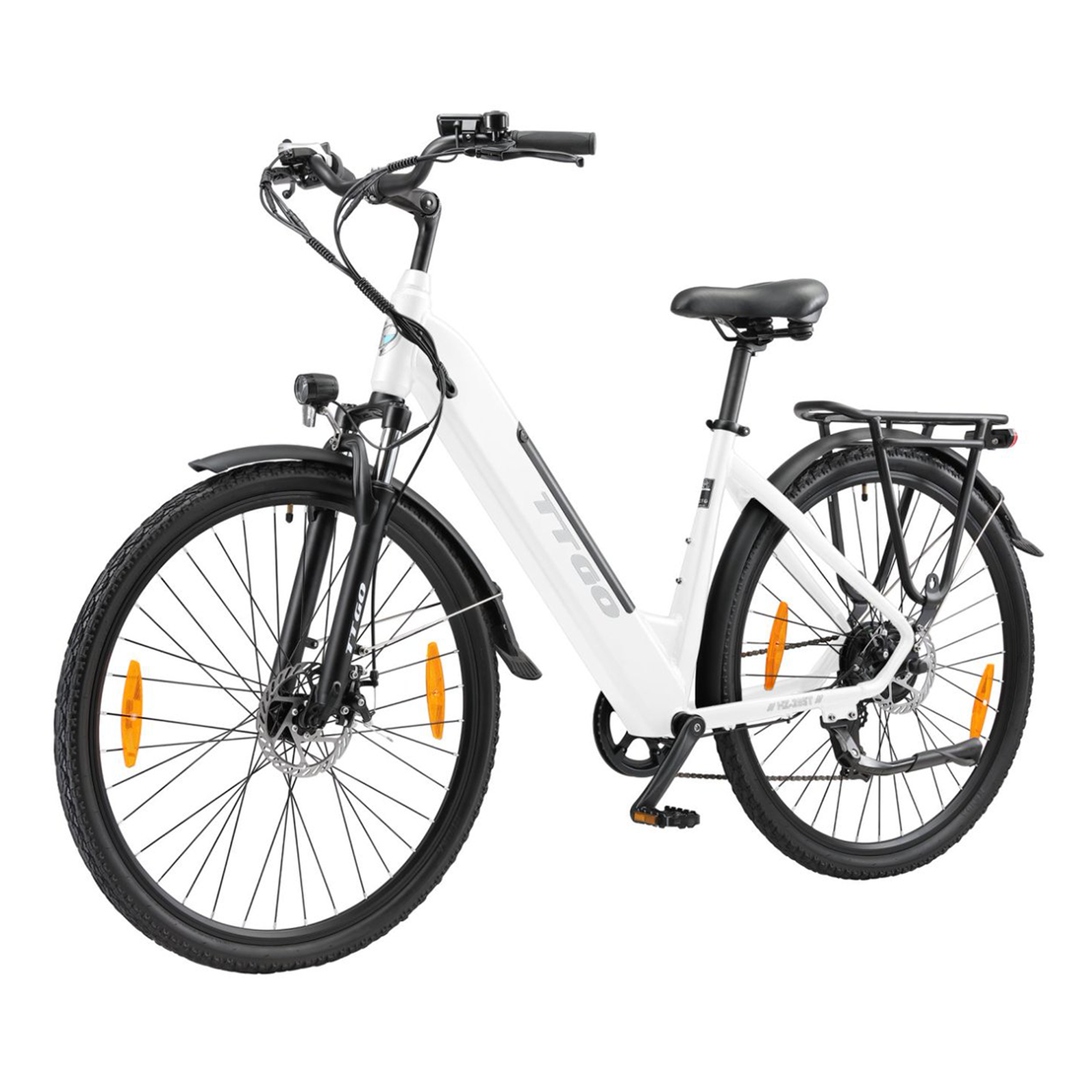 Voir la diapositive 2 : TTGO Vélo électrique de ville TTGO HZ-28ST, 250 W, 36 V, 20 Ah, Shimano 7 vitesses