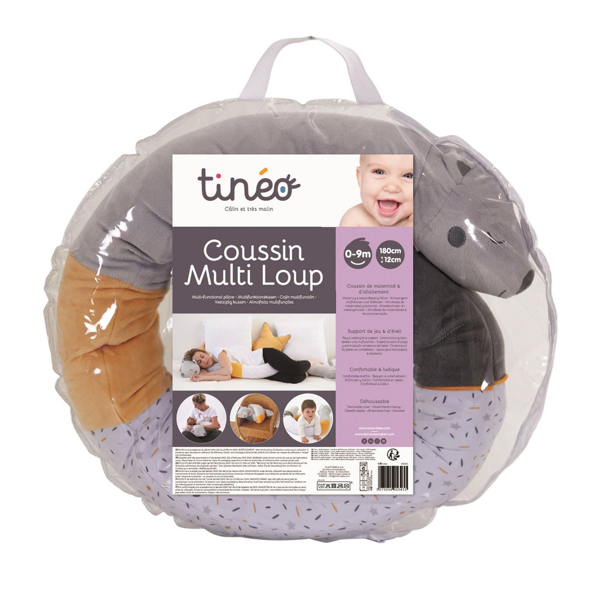 TINEO Coussin multifonctions P'tit Loup
