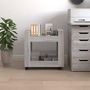 Voir la diapositive 4 : VIDAXL Chariot de bureau Sonoma gris 60x45x60 cm Bois d'ingenierie