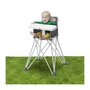 Voir la diapositive 6 : Bright Starts BRIGHT STARTS Chaise haute pliable Pop 'N Dine, avec Sac de transport, Tablette porte-gobelet, Déhoussable et lavable