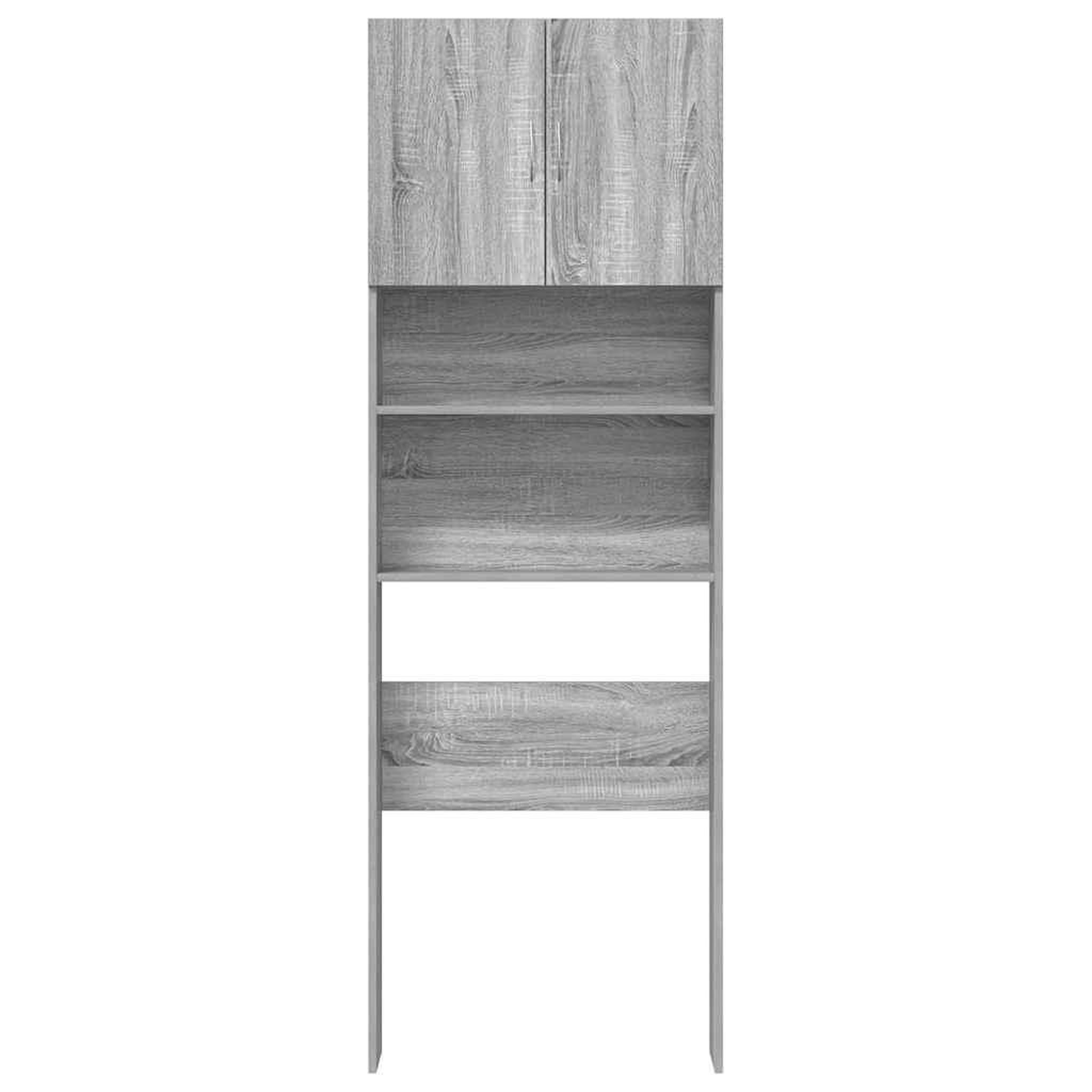 Voir la diapositive 5 : VIDAXL Meuble de machine a laver sonoma gris bois d'ingenierie